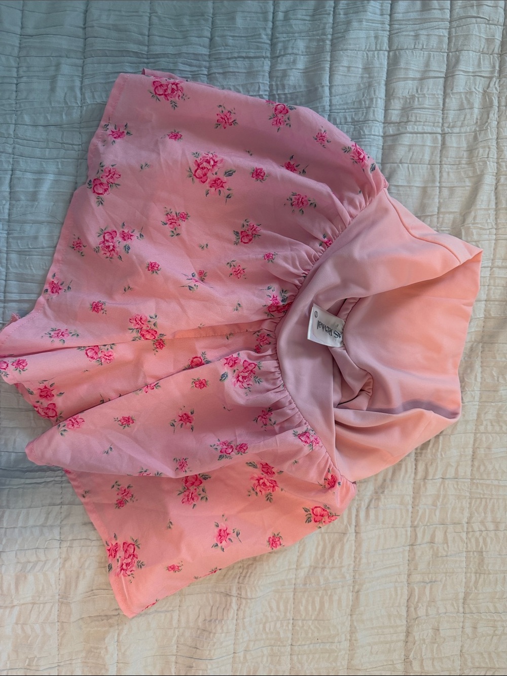 AS revival Women's Pink Floral Athletic Shorts